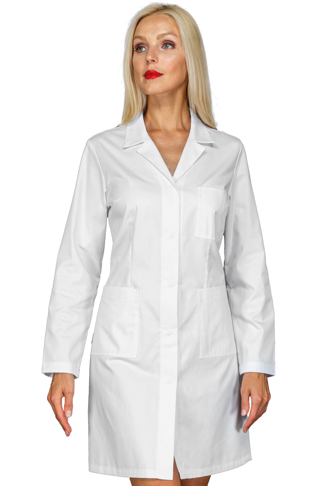 Camice Donna Singapore Bianco Senza elastico ai polsi