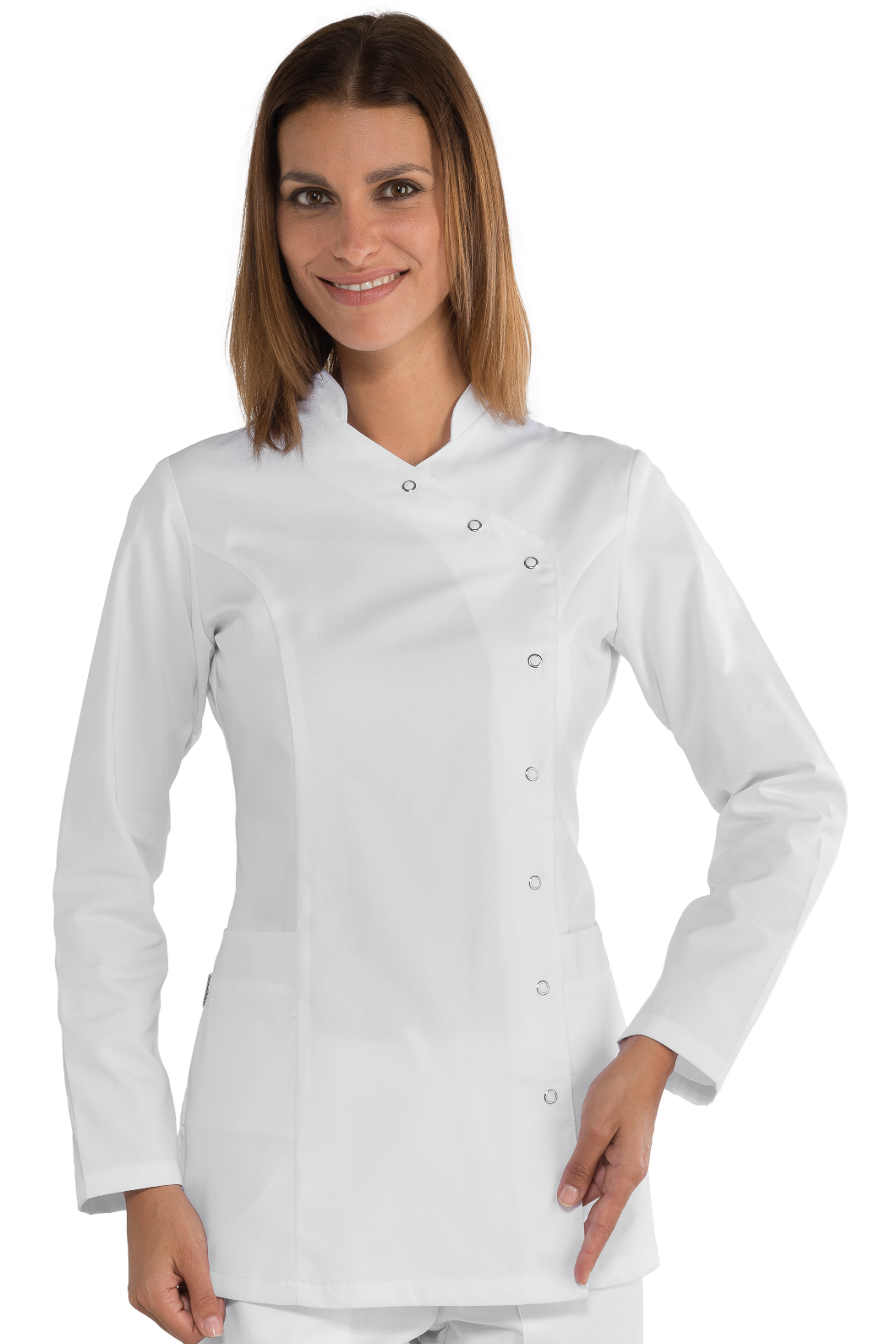 Casacca Nizza bottoni a pressione - Isacco - Manica Lunga - 65% Poliestere35% Cotone