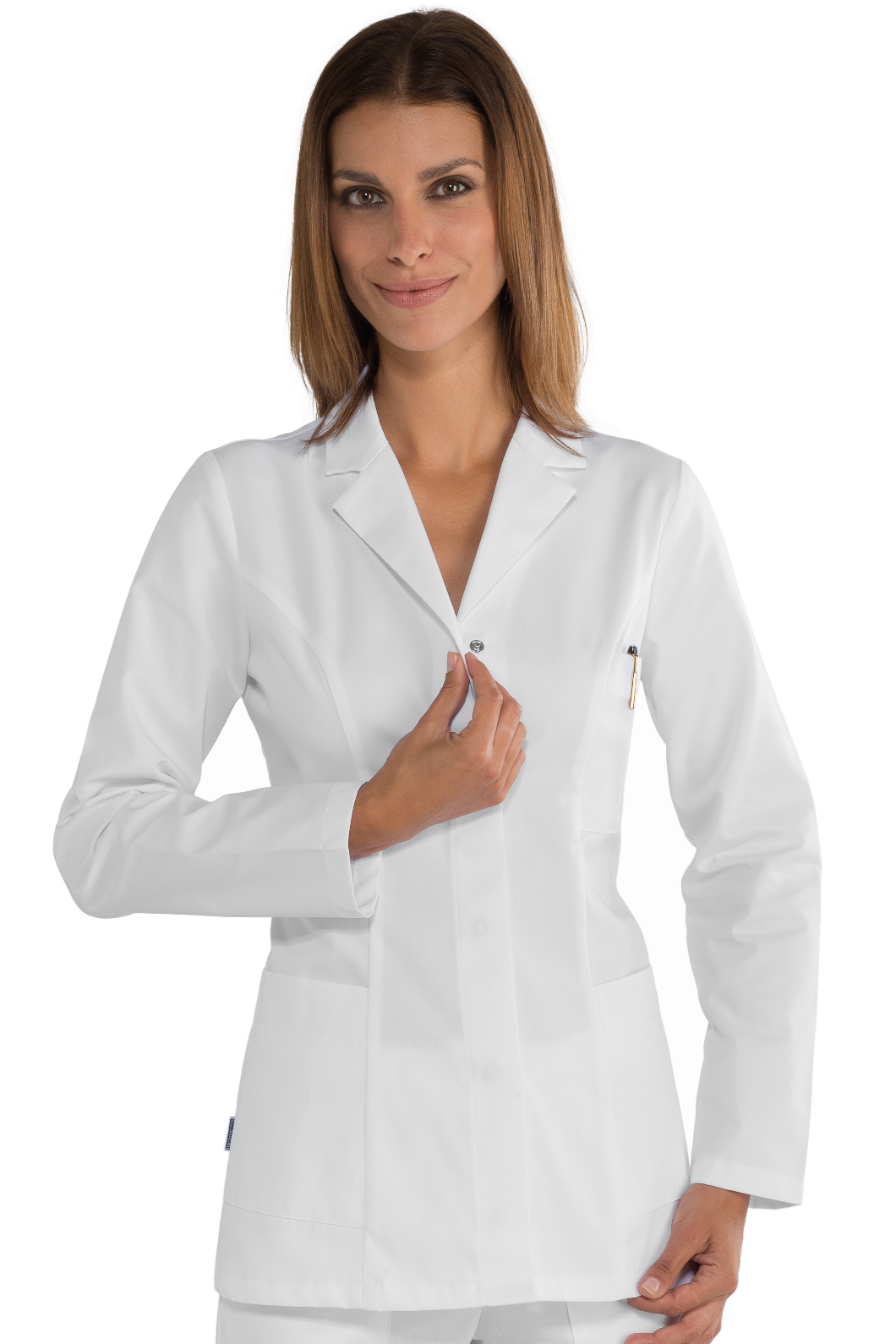 Casacca Coimbra SLIM Bianco - Isacco - Manica Lunga - 100% Poliesterebohème