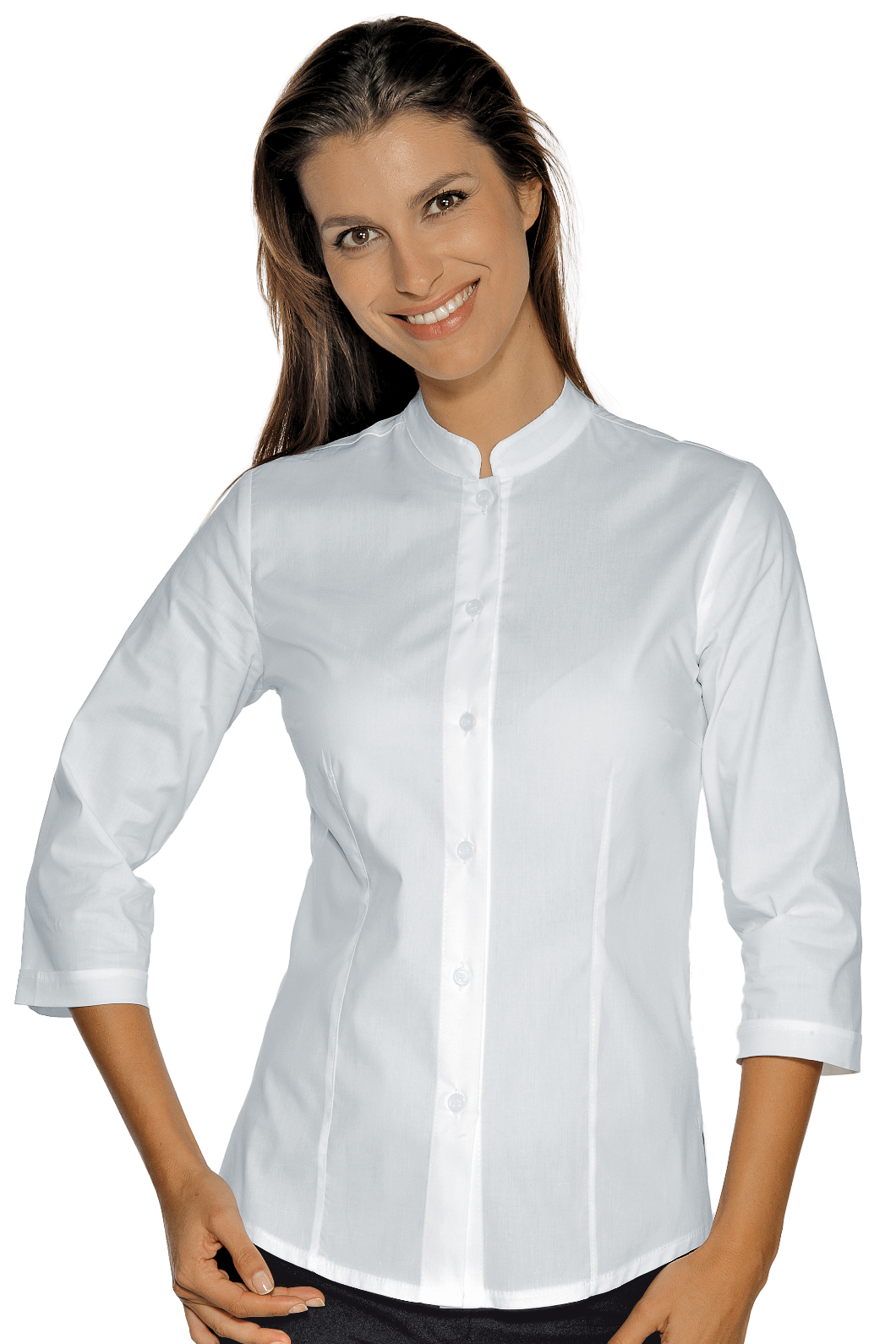Camicetta Hollywood Stretch - Isacco - Manica 3/4 - 97% Cotone3% Spandexstretch