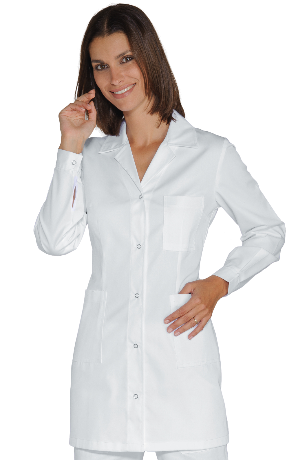 Casacca Marbella bottoni a pressione - Isacco - Manica Lunga - 65% Poliestere35% Cotone195% Grm²