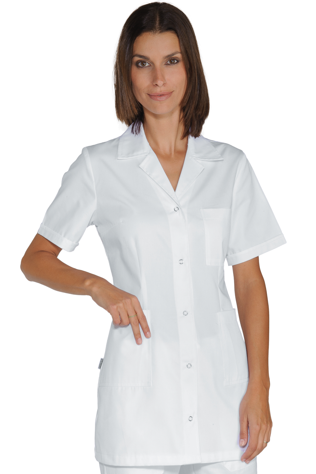 Casacca Marbella bottoni a pressione - Isacco - Mezza Manica - 65% Poliestere35% Cotone195% Grm²