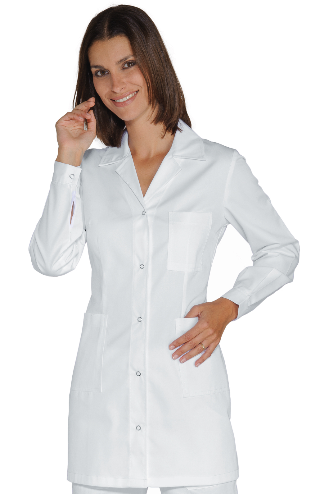 Casacca Marbella bottoni a pressione - Isacco - Manica Lunga - 65% Poliestere35% Cotone150% Grm²