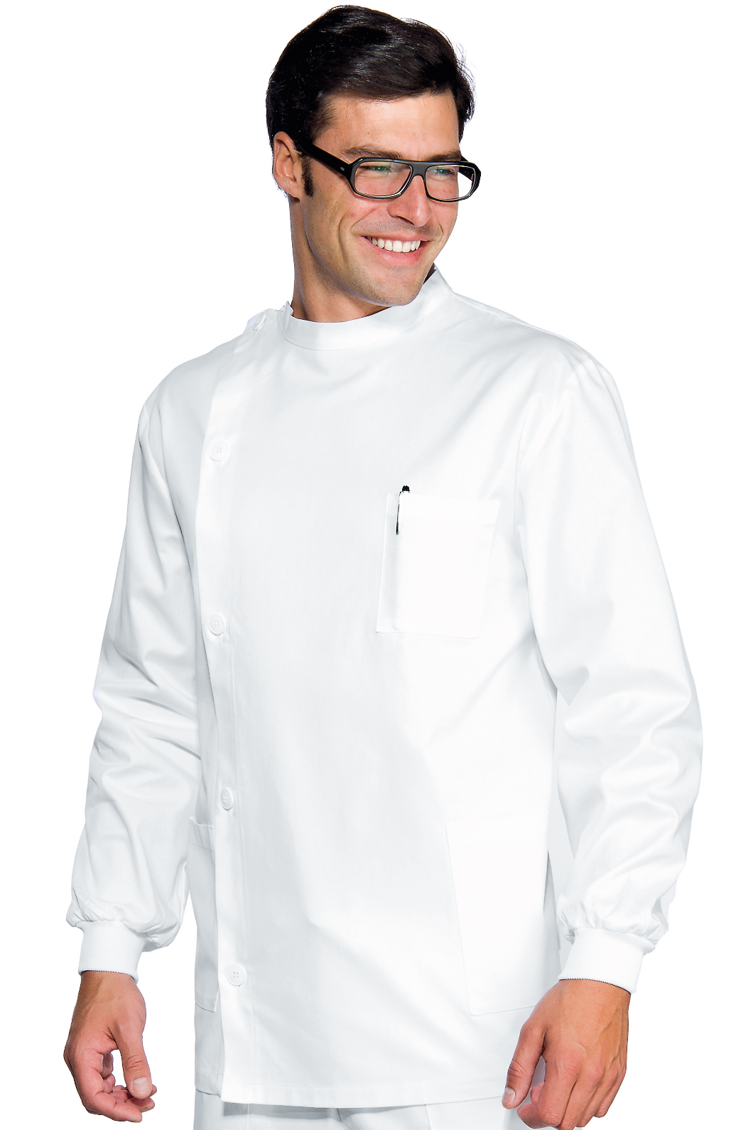 Casacca Dentista - Isacco - Polso in Maglia - 100% Cotone