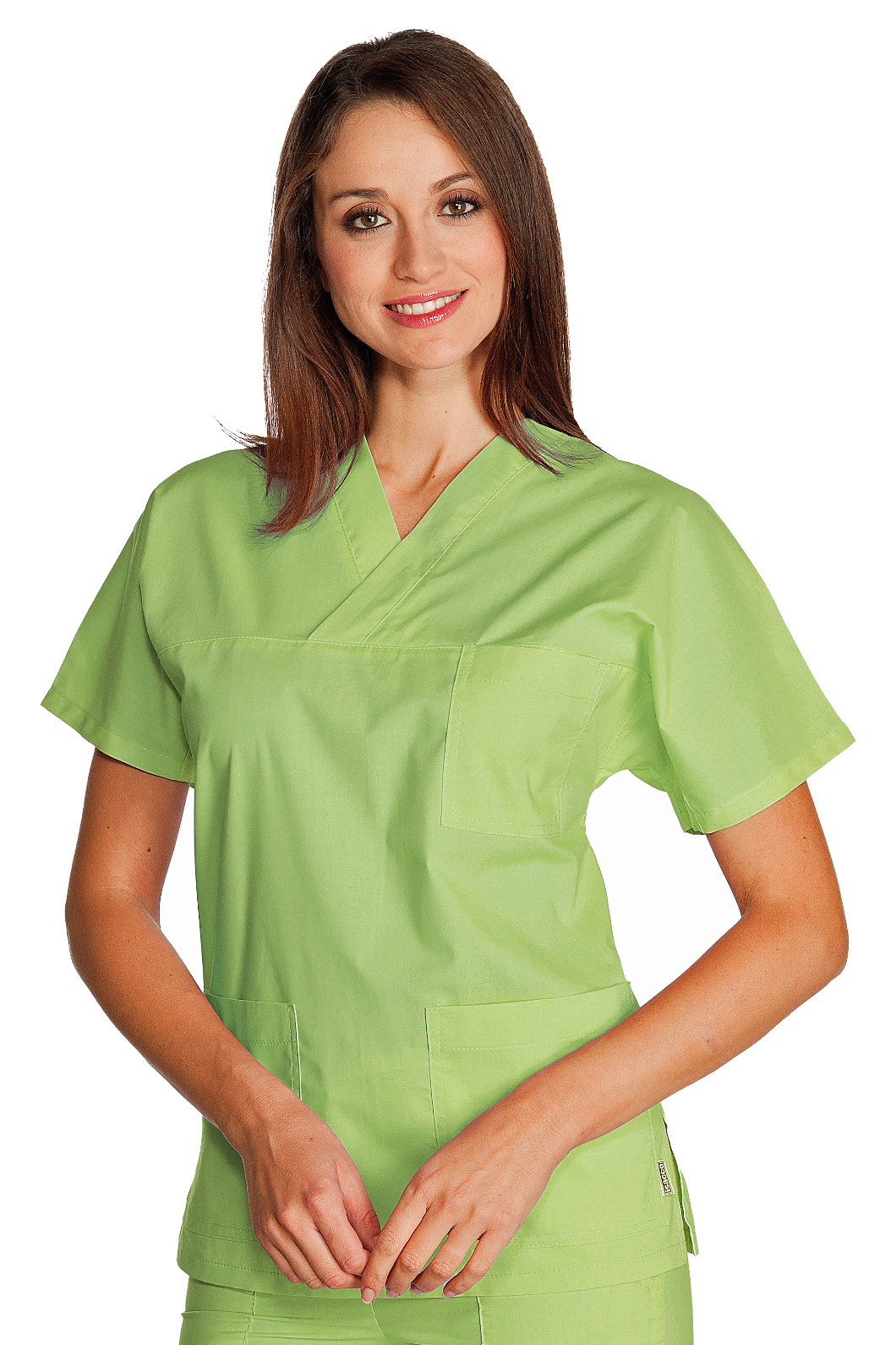 Casacca Collo a V  - Isacco - 65% Poliestere35% Cotone115% Grm²