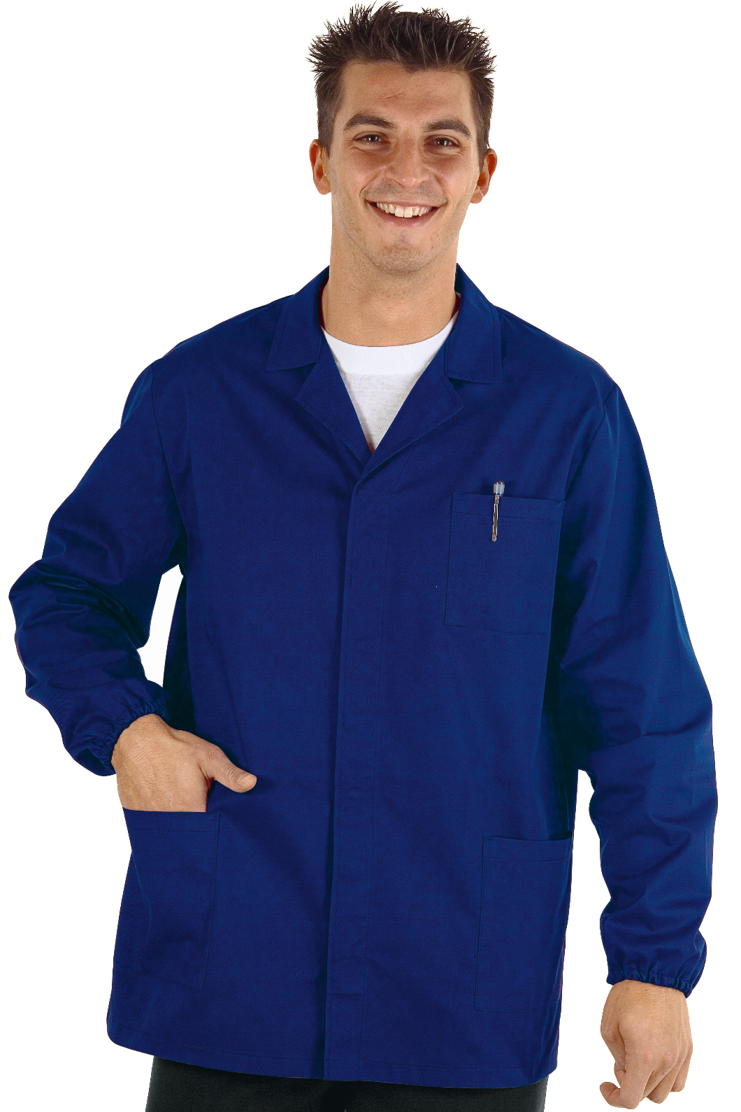Giacca Sport bottoni a pressione - Isacco - 65% Poliestere35% Cotone125% Grm²