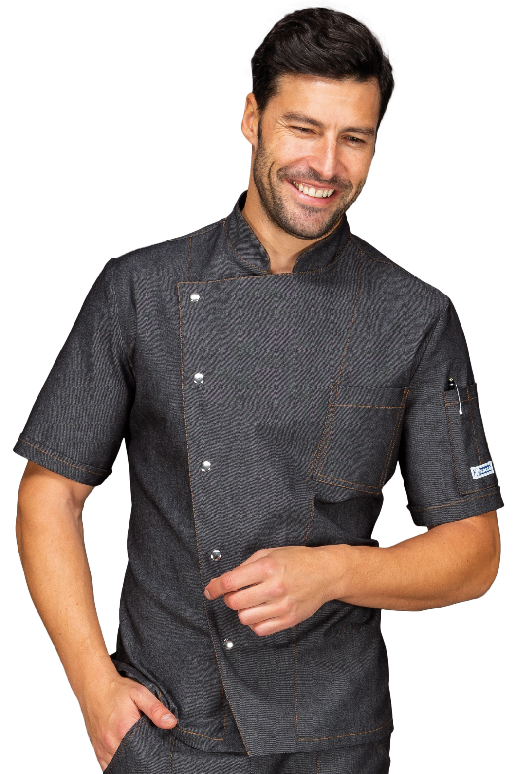 Giacca cuoco Belfast - Isacco - Mezza Manica - 100% Cotone