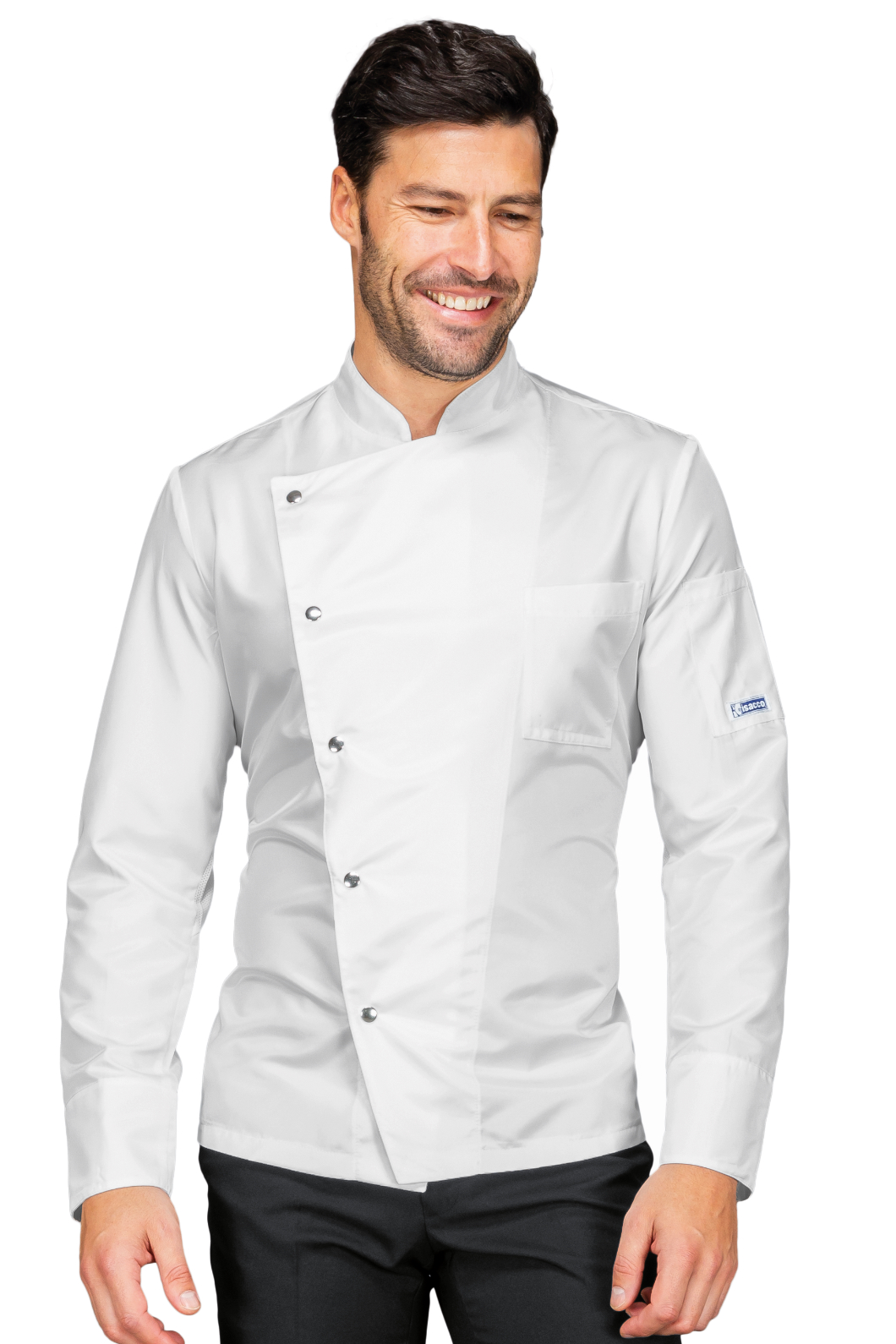 Giacca cuoco Belfast - Isacco - Manica Lunga - 100% Poliesteresuperdry
