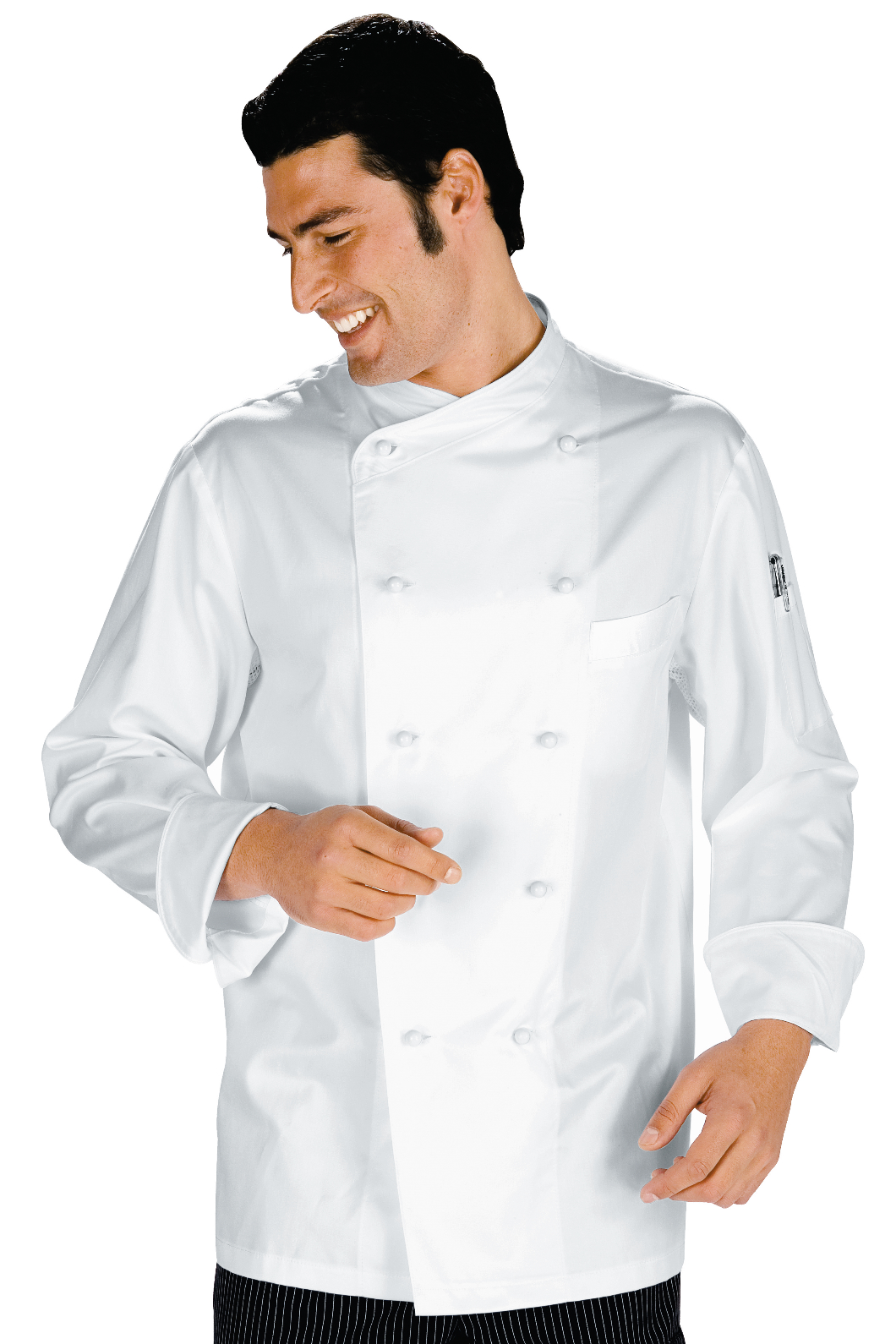 Giacca Cuoco Monaco - Isacco - Manica Lunga - 100% Cotone210% Grm²