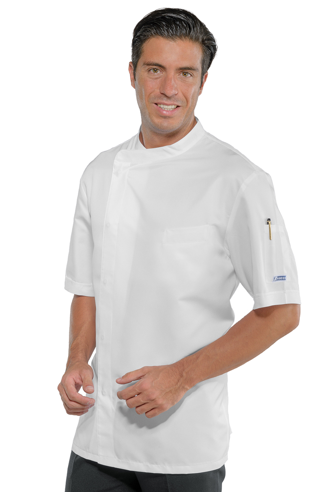 Giacca cuoco Bilbao - Isacco - Mezza Manica - 100% Poliesteresuperdry