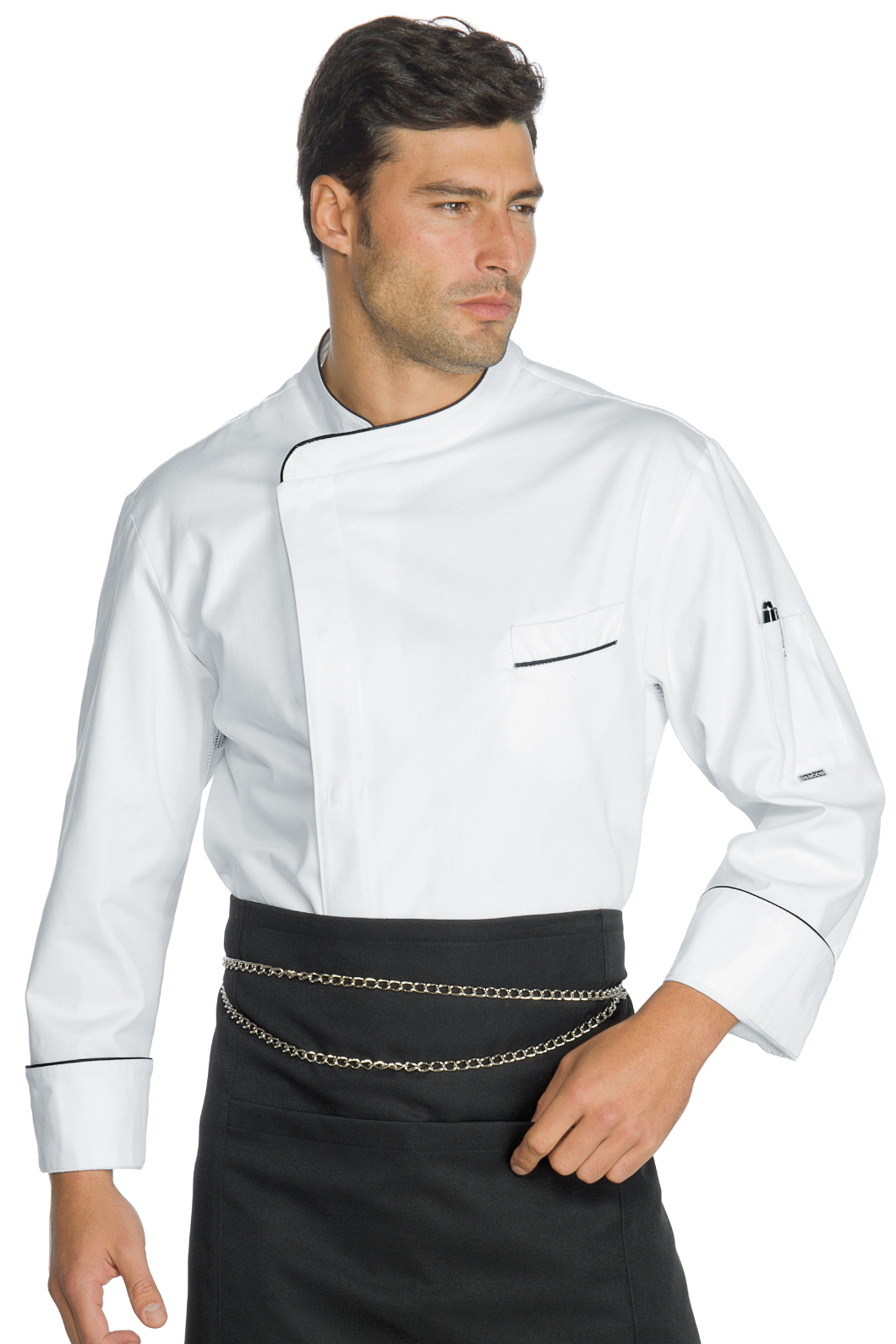 Giacca Cuoco Wimbledon - Isacco - Manica Lunga - 100% Cotone