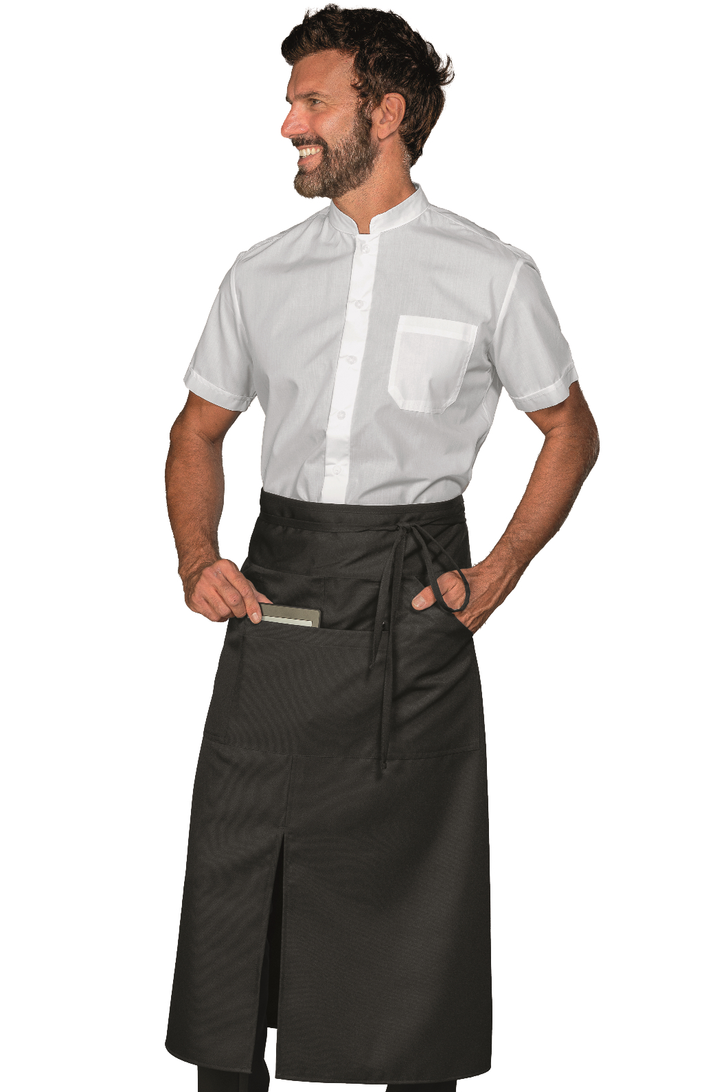 Grembiule Versailles con Spacco e tasca porta table