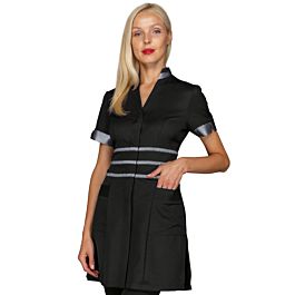 Casacca Hibiscus Isacco - Giacca Elegante Con Detagli Lurex, Taglia XL, Nero/Argento - Foto 11