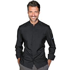 Giacca Da Cuoco Nori LS | Unisex | Bottoni Automatici | Maniche Lunghe | 65% Poliestere 35% Cotone - Foto 10