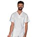 CASACCA COLLO A V BIANCO 3XL UNISEX OEKO-TEX® STANDARD 100 CERTIF N. 25CX00077 CL II CENTRO- Isacco