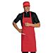 Breast apron cm 70x90 with round pocket - Isacco