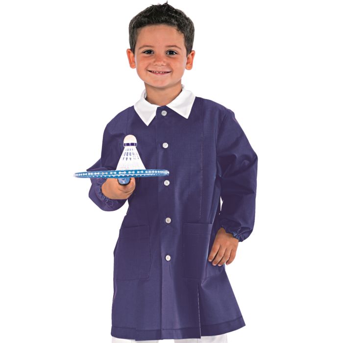 Grembiule Bambino Isacco Taglia 6 - Quadretto Rosso, Poliestere/Cotone - Foto 10