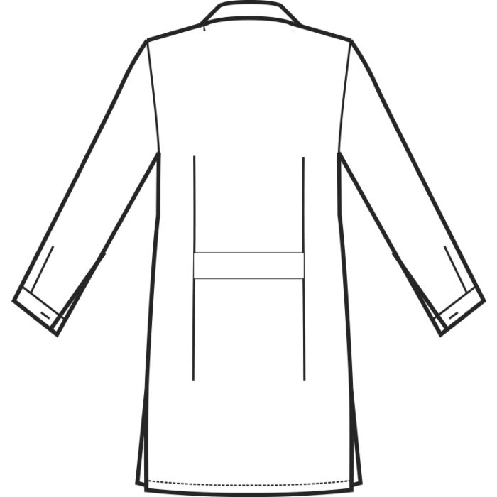 Giacca Isacco York - Taglia XL, Bianco/Riga Blu, Tessuto Poliestere-Cotone 195 Gr/m² - Foto 2