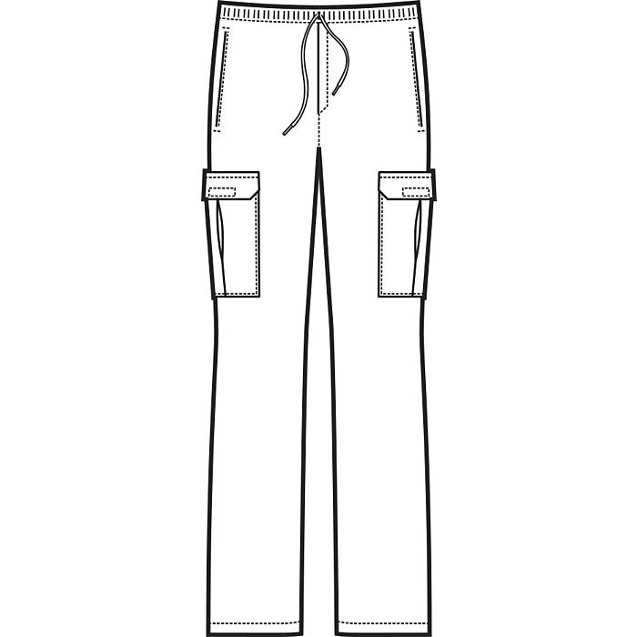 Pantaloni Da Chef Portwest Bromleys, 100% Cotone, Nero/bianco, Taglia XL, Vita Regolabile Con Cordino E Cerniera Nascosta