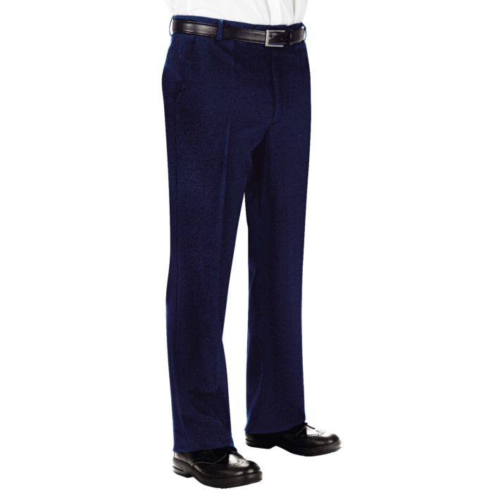 Pantalone Uomo senza Pinces - Isacco Blu | Isacco Divise