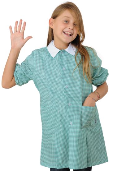 Grembiule Pollicino Green Checkered Isacco
