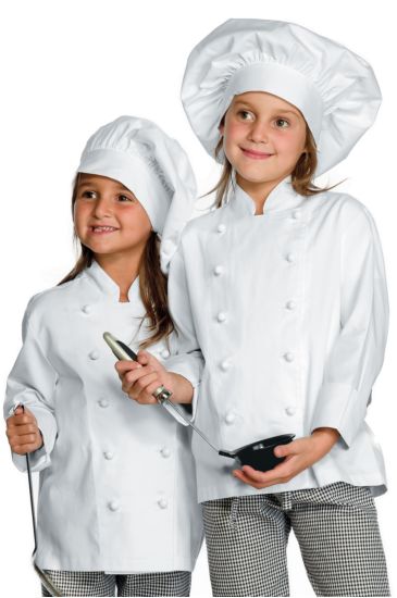 Baby chef jacket - Isacco Bianco