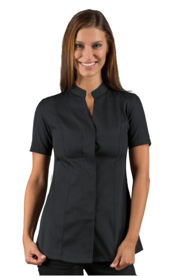 Hibiscus blouse - Isacco Black