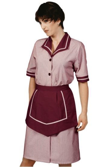 Amalfi lady gown with apron - Isacco Bordeaux