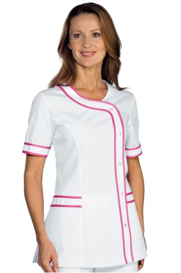 Brasilia blouse - Isacco White+fuchsia