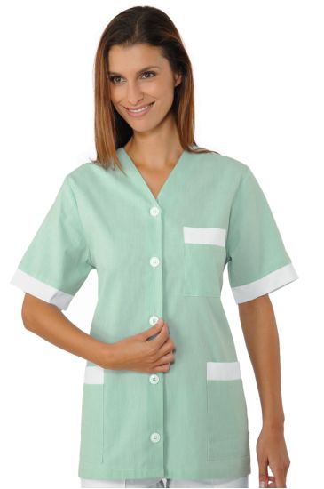Medina blouse - Isacco Green Striped