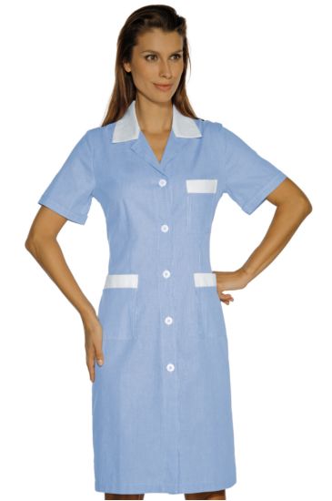 Positano gown - Isacco Light Blue Striped