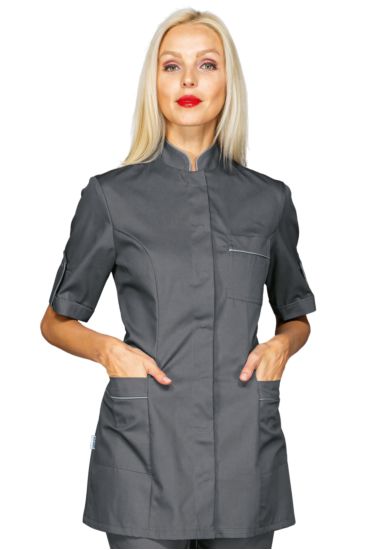 Antigua blouse Half Sleeve - Isacco Grey