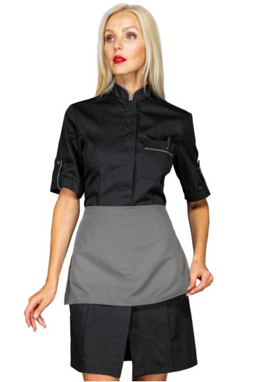 Camice Venezia M/M con Grembiulino - Isacco Nero+grigio Isacco