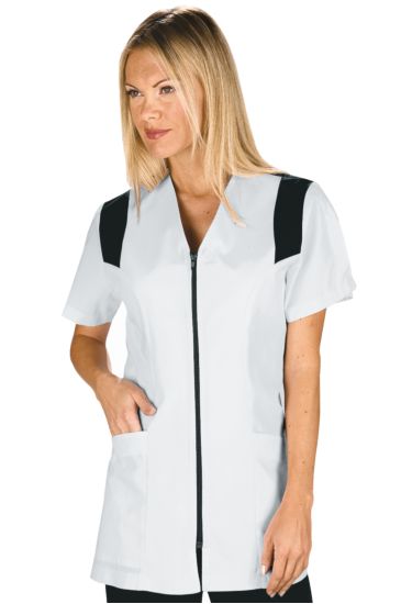 Santorini blouse - Isacco White+black