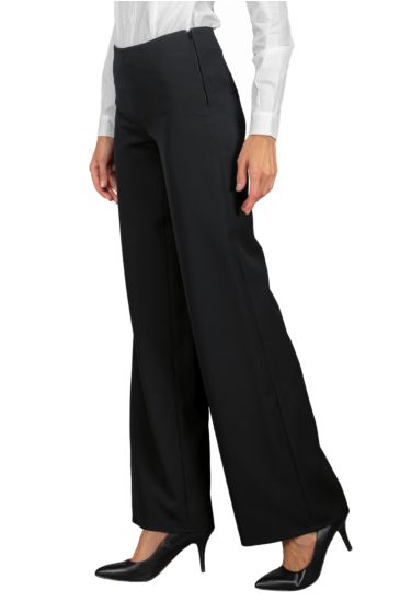 Pantalone Donna Palazzo - Isacco Nero