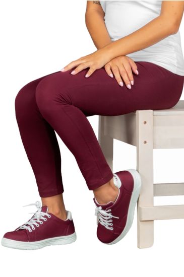 Long Leggings - Isacco Bordeaux
