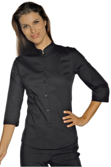 Stretch Hollywood shirt - Isacco Nero