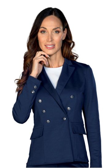 Giacca Vilnius Jersey Milano Blu Isacco