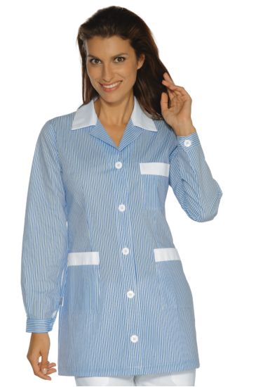 Marbella blouse - Isacco Light Blue Striped