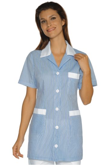 Marbella blouse - Isacco Light Blue Striped