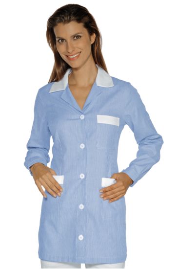 Marbella blouse - Isacco Light Blue Striped