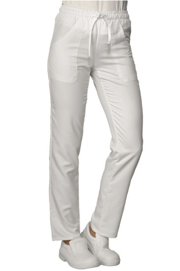Pantalone con elastico - Isacco Bianco