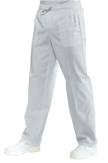 Trousers with elastic - Isacco Bianco