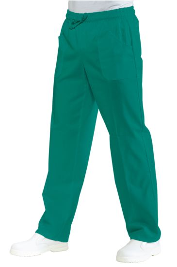 Trousers with elastic - Isacco Green