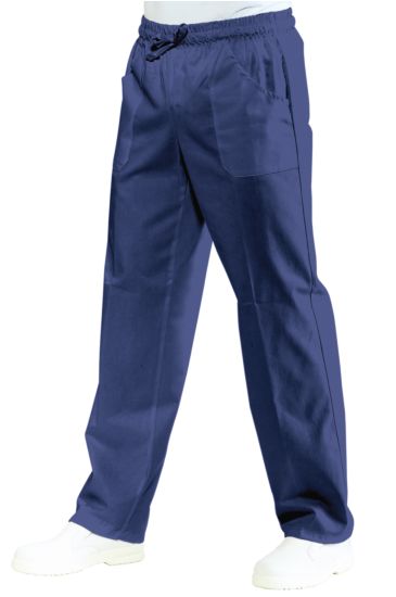 Trousers with elastic - Isacco Blu
