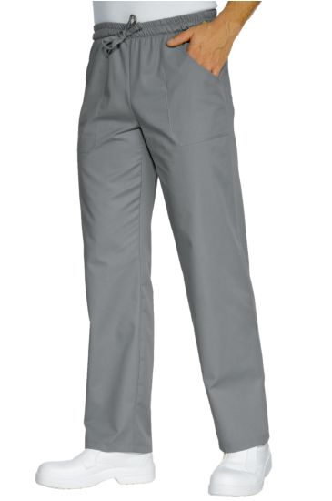 Trousers with elastic - Isacco Grey