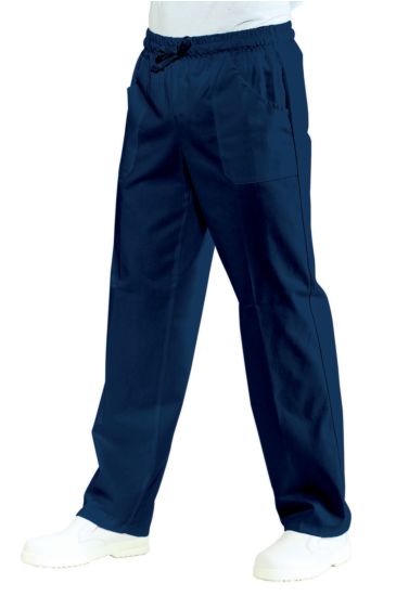 Trousers with elastic - Isacco Blu