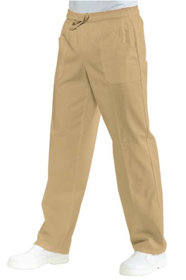 Trousers with elastic - Isacco Biscuit Colour