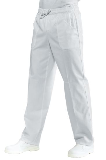 Trousers with elastic - Isacco White