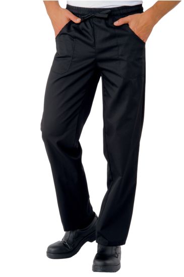 Trousers with elastic - Isacco Nero